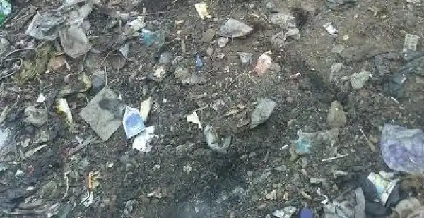 How Unknown Murdered Lady Was Dumped At Olomore Refuse 
[See Graphic Photo]